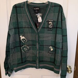 Harry Potter Slytherin Women's Cardigan - BoxLunch Exclusive
